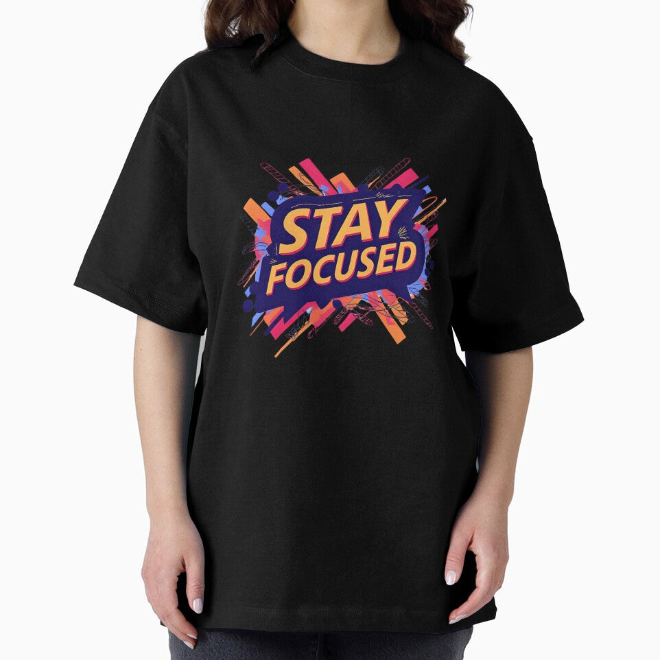 Stay Focused – Motivational Remote Work Design by CtrlAltUnwind
