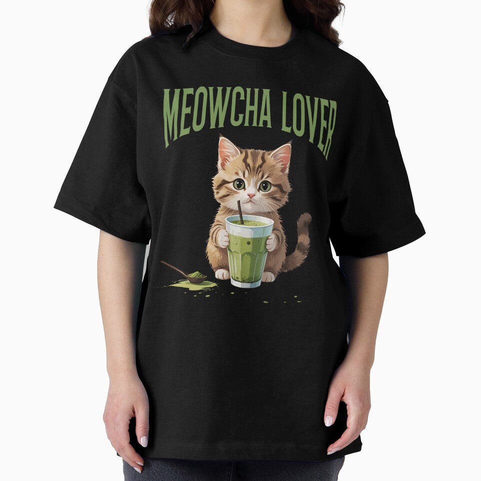 Meowcha Lover – Cute Kitten Matcha Tea Lover Design by Yuli Club