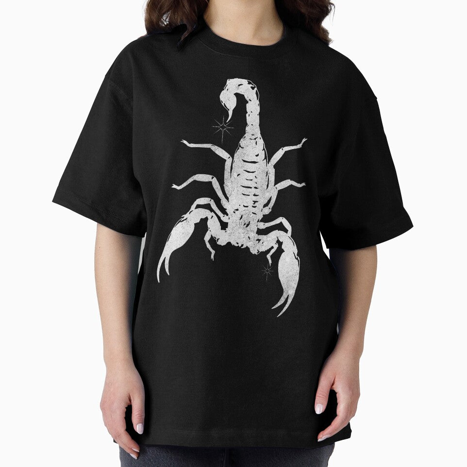 Retro Weathered Scorpion Goth Drawing by Arcane Orchid