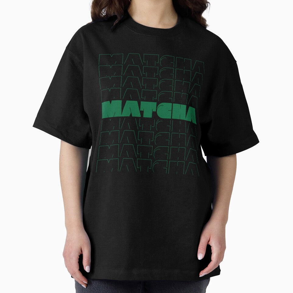 Minimalist Matcha – Modern Aesthetic Green Tea Shirt by theinkedprintco