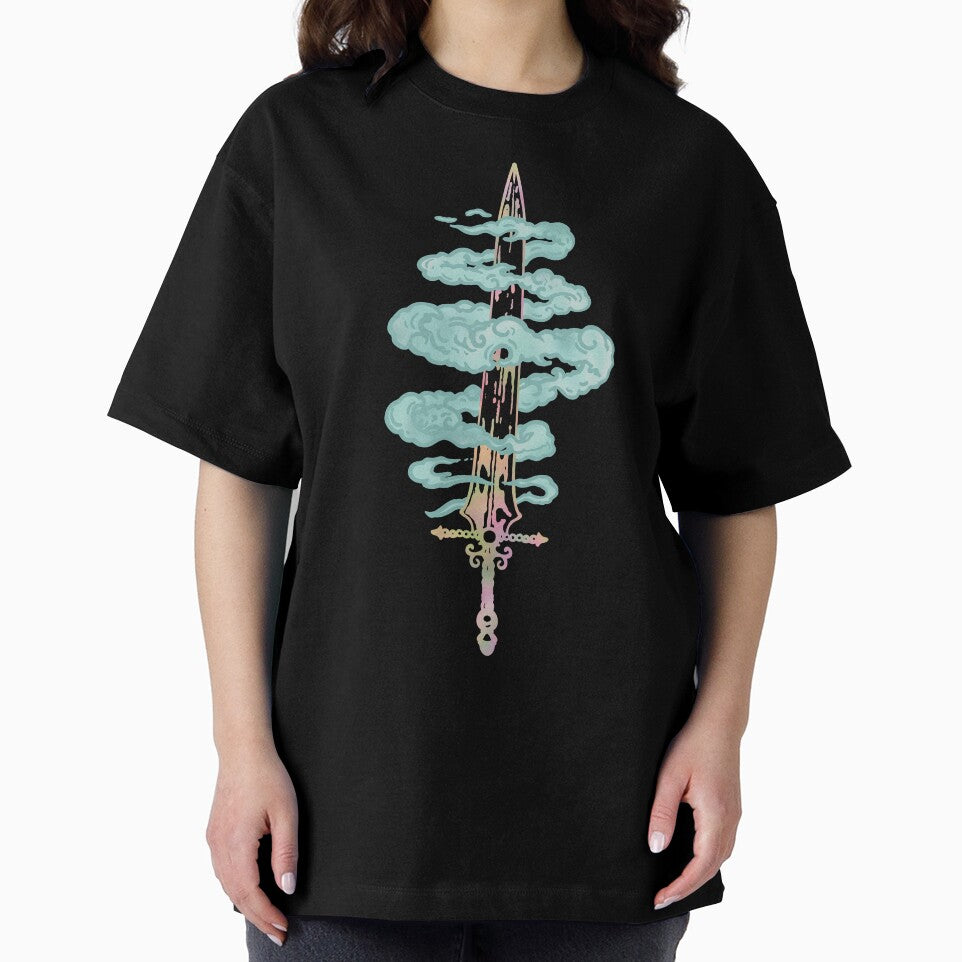 Cyberpunk Fantasy Sword with Clouds by Arcane Orchid