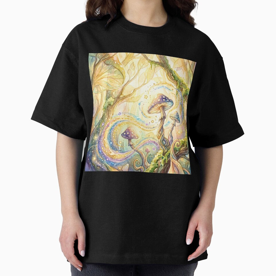 Magical Rainbow Mushroom Fairycore Forest by Storybook Botanica