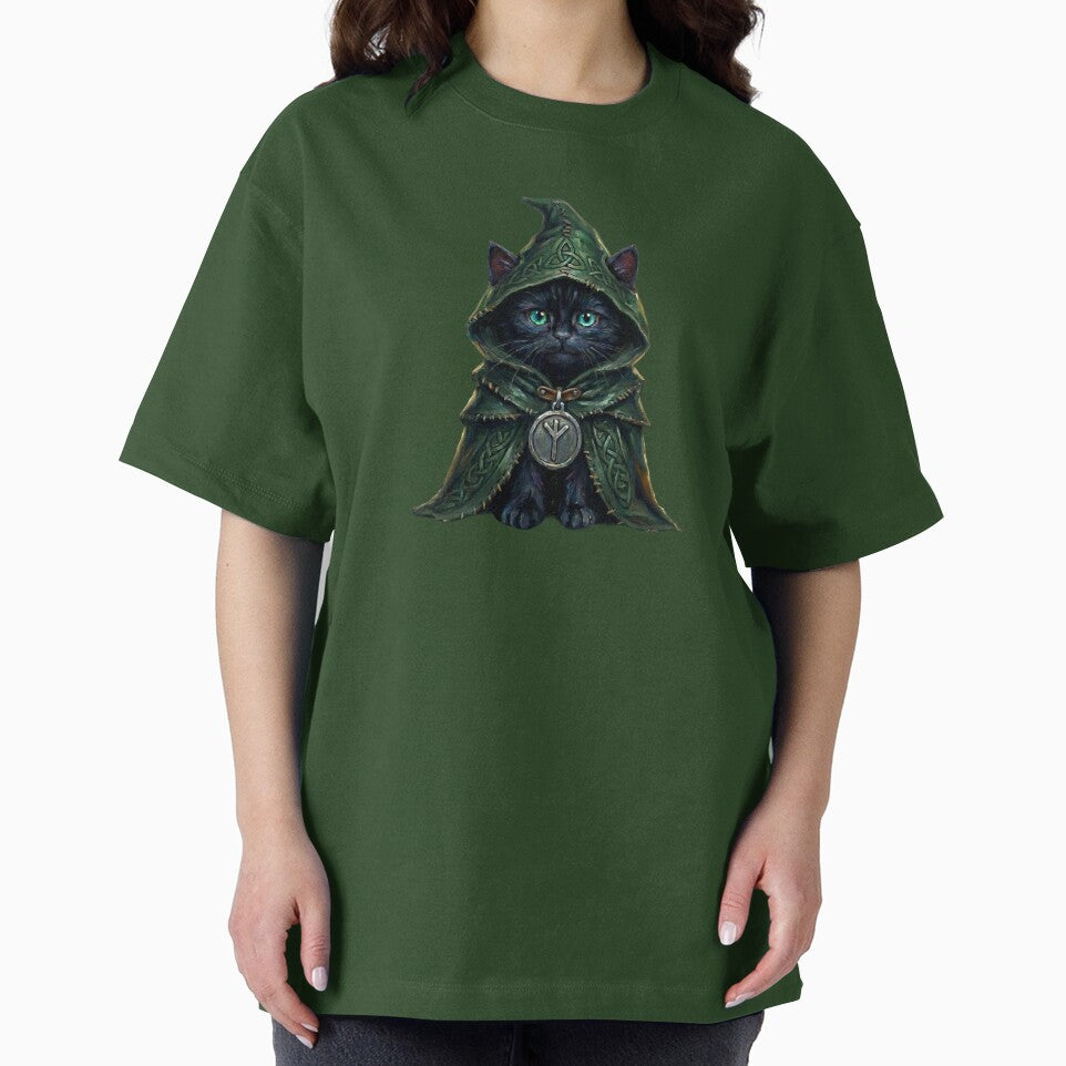 Keeper of the Autumnal Haven - Celtic Folklore Black Cat in Autumn by Englandbear