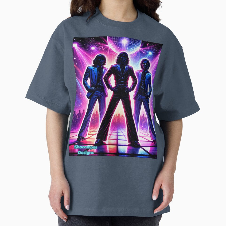 Bee Gees Neon Disco Fever – Retro 70s Night Groove Energy by SHOCAMPOS DESIGNS
