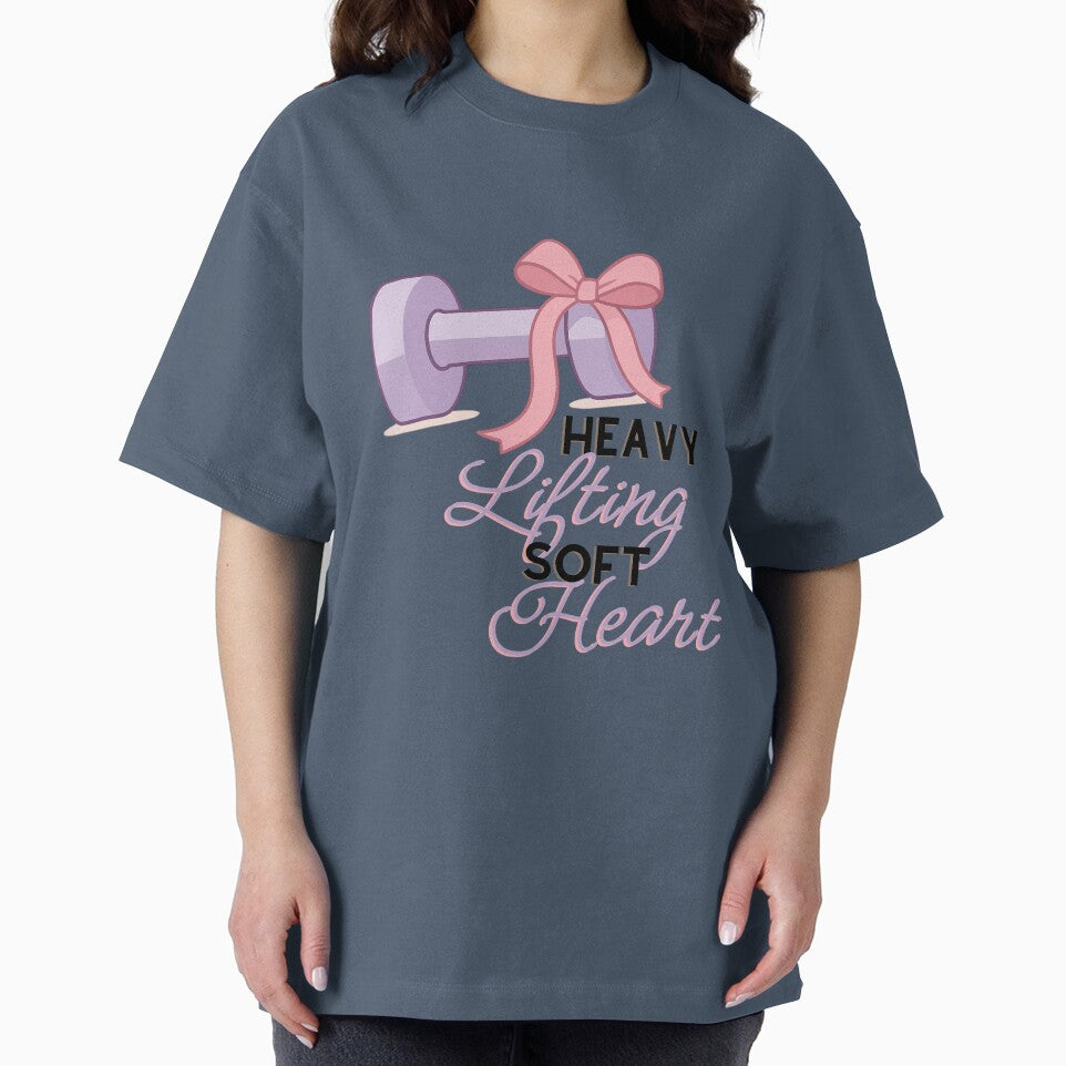 Heavy Lifting Soft Heart Lavender Dumbbell Bow Cute by Girly-Universe