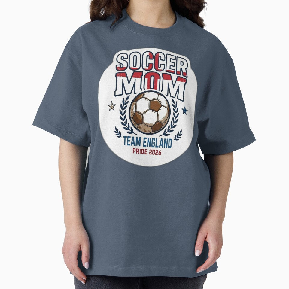 Vintage England Soccer Mom Retro English Flag Football Fan by Fatomfatom