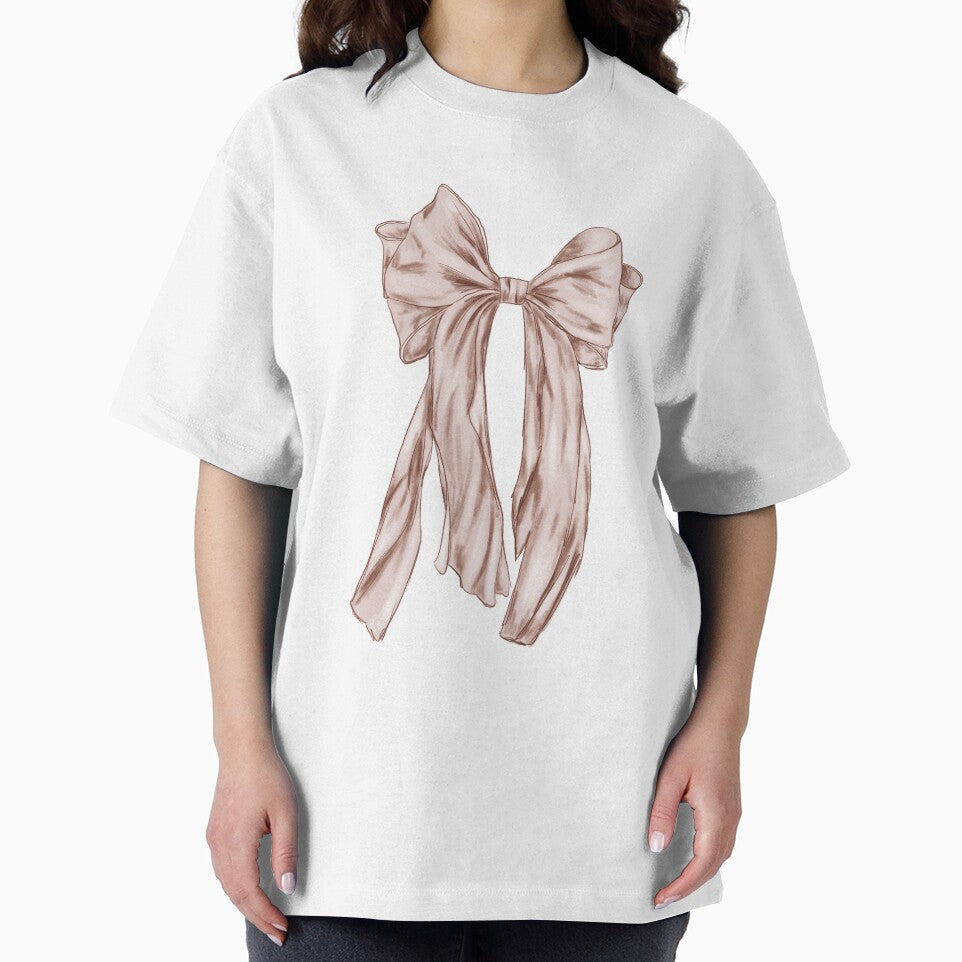 Cute Pink Bow by Scrabbly Doodles