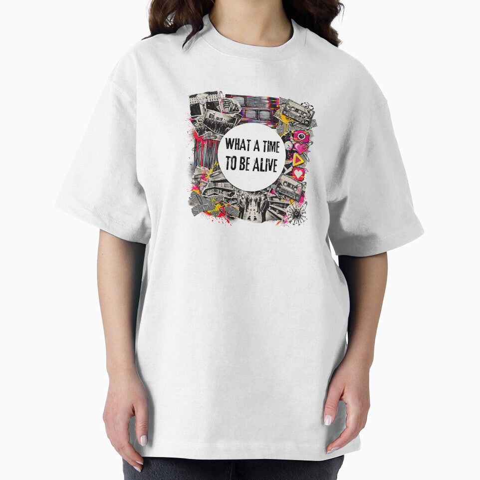 What A Time To Be Alive - Punk Collage Glitch Art Political Pop Culture by Neurospicy Trolls
