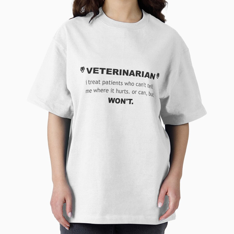 WhumbleCo Funny Veterinarian Gift | I treat patients who can't tell me where it hurts by WhumbleCo