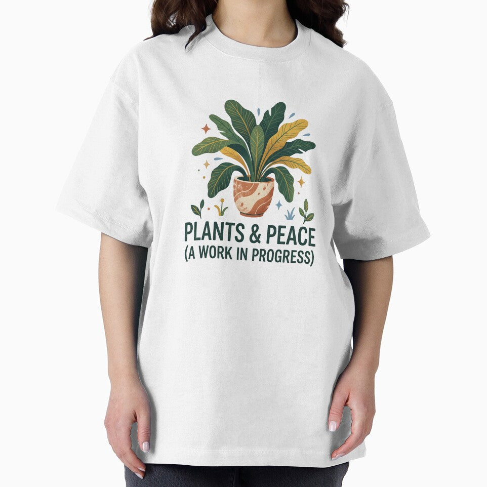 Plants And Peace Work In Progress Houseplant by LikeDrop