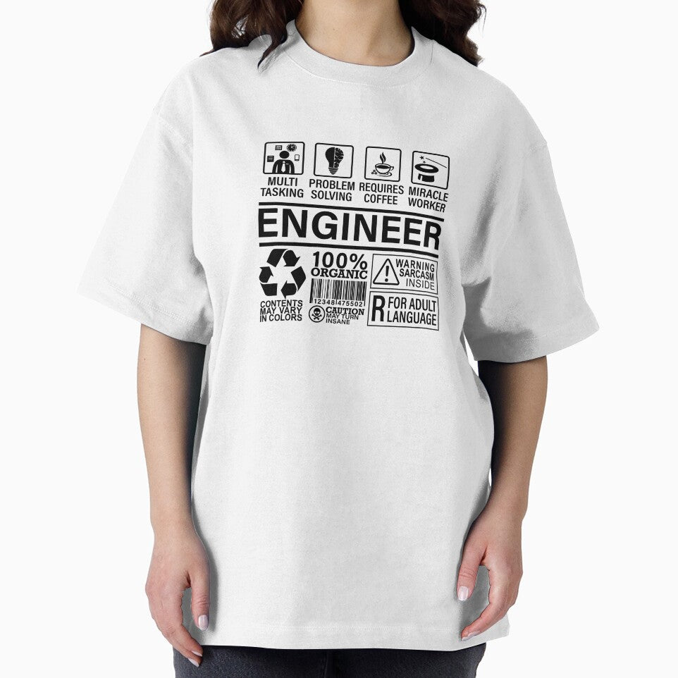 ENGINEER ORGANIC WARNING sarcasm problem coffee by WeeTee