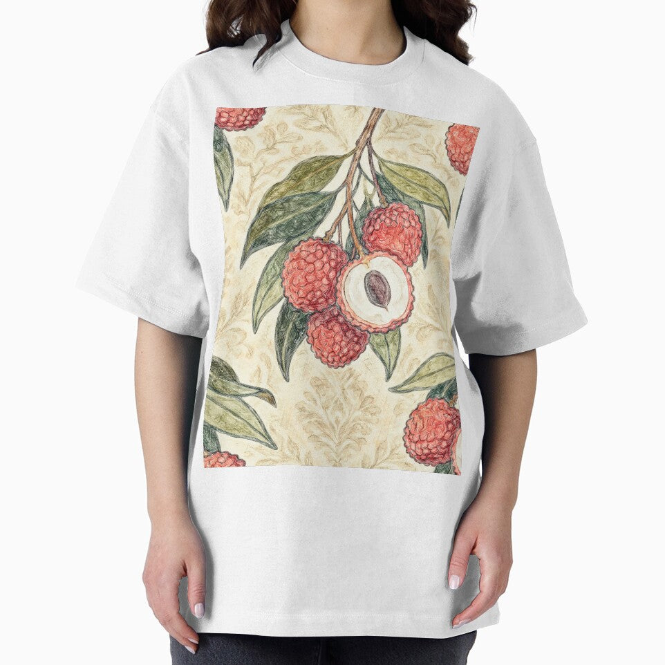 Vintage Botanical Lychee Pattern by Hen-C-Art