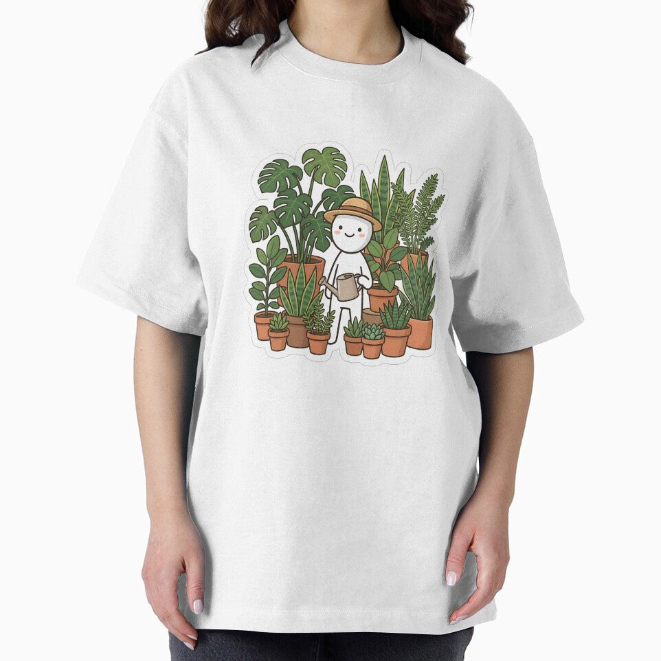 Funny Plant Lover Stickman Indoor Jungle Gardener Aesthetic by StickyGuys