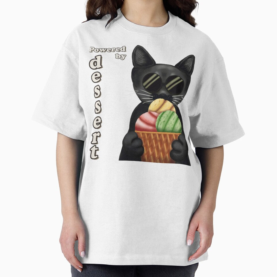 Powered by Dessert | Cool Black Cat Ice Cream by More Prussian Blue