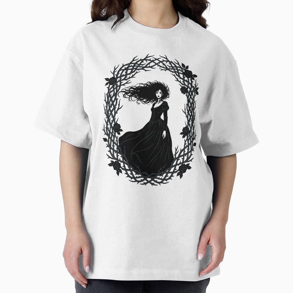 Catherine Earnshaw Gothic Silhouette Wuthering Heights Thorns by Fenay Designs