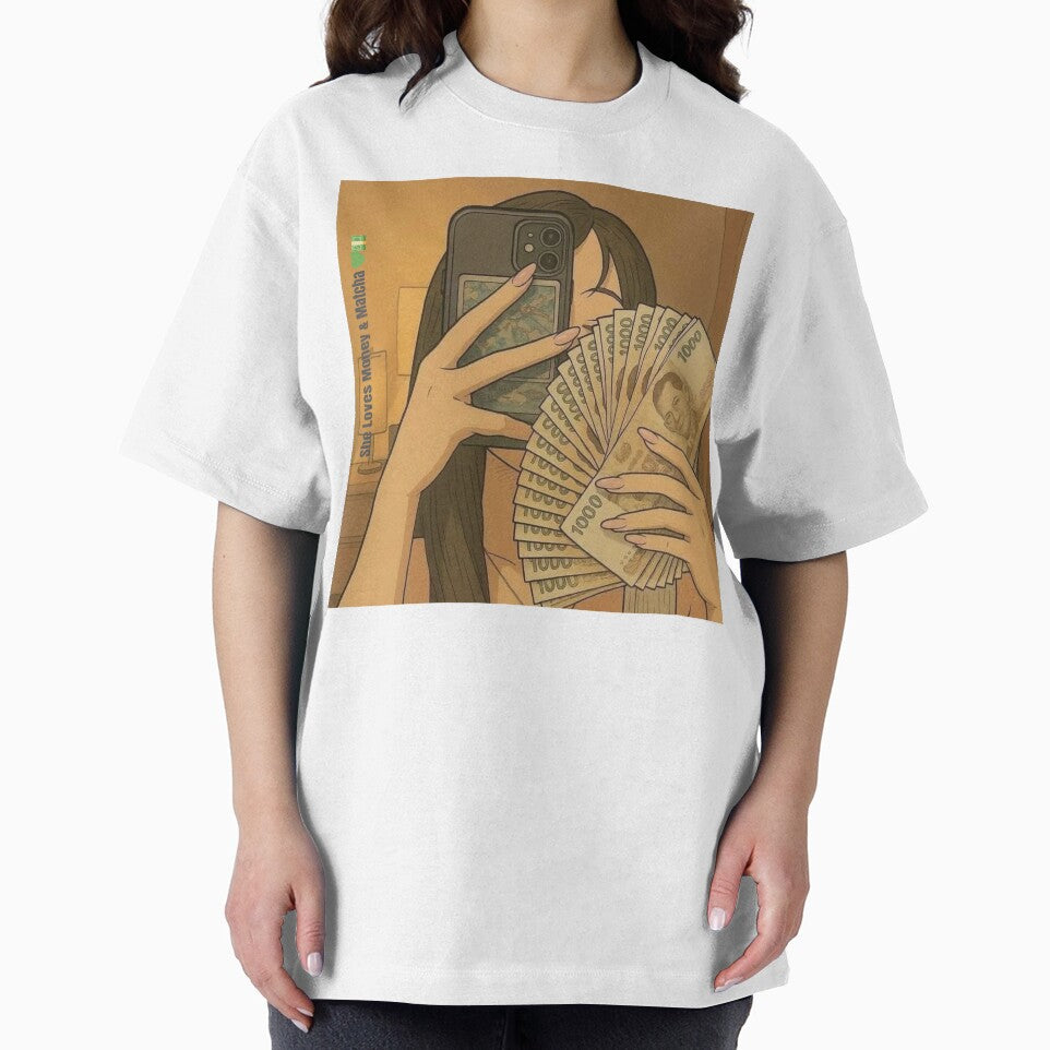 She Loves Money & Matcha ?? by     Pink Chaos Club