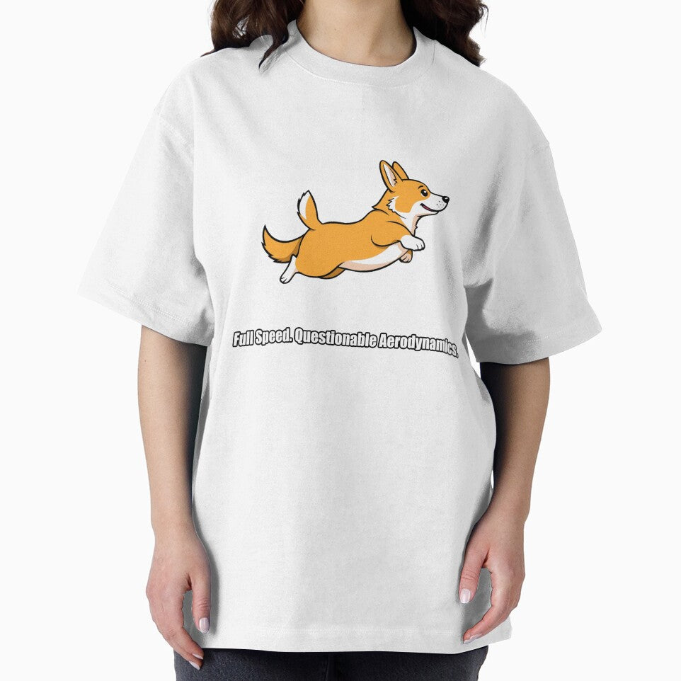Corgi - Full Speed Questionable Aerodynamics - Funny Running Corgi Gift by pawdrops