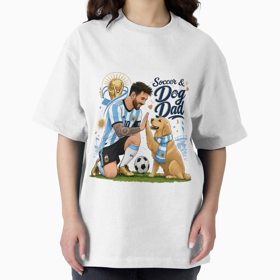 Messi Argentina Golden Retriever Dog Dad Kawaii World Cup 2026 by Ashley critters