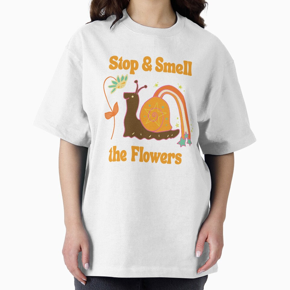 Slow Down Snail Rainbow by LauraCoxArt