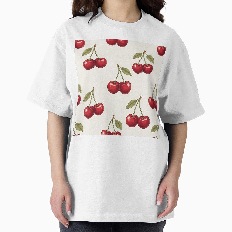 Vintage Cherry Aesthetic Pattern by StickyGuys