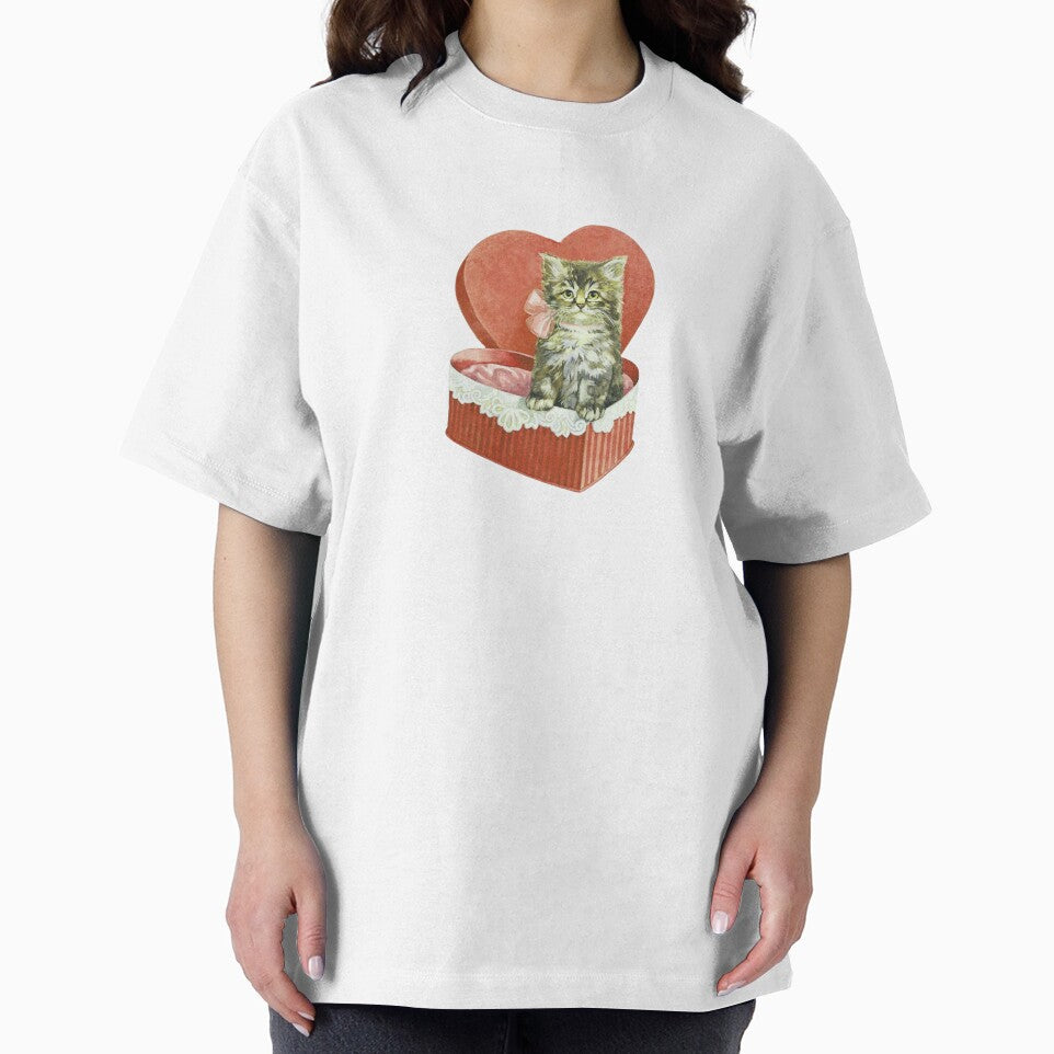 Coquette Cat in a heart by Pixiedrop