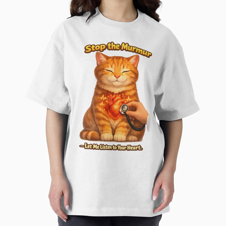 Stop the Murmur – Veterinary Cardiology Cat Design by Bettybee00