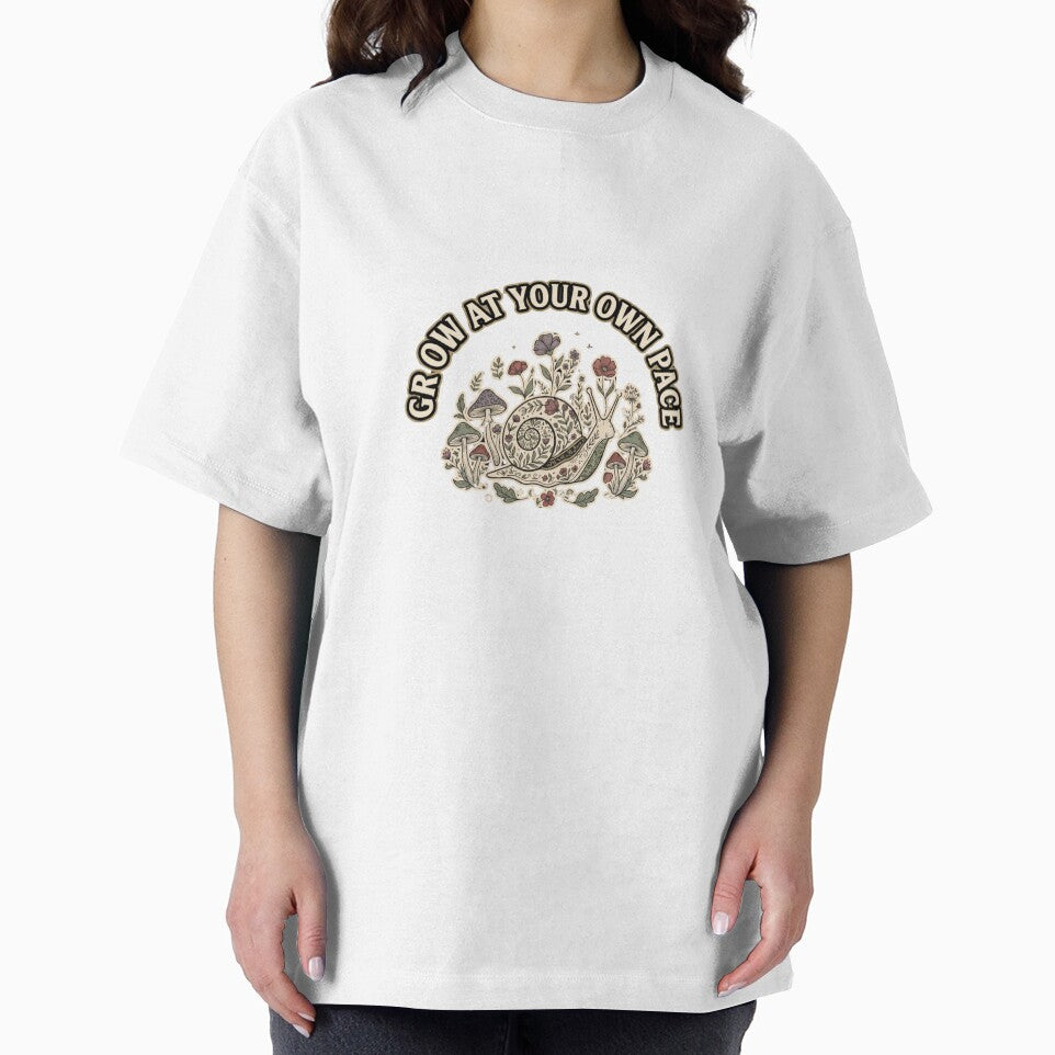 Grow at Your Own Pace Vintage Snail Design by GoofyShopp