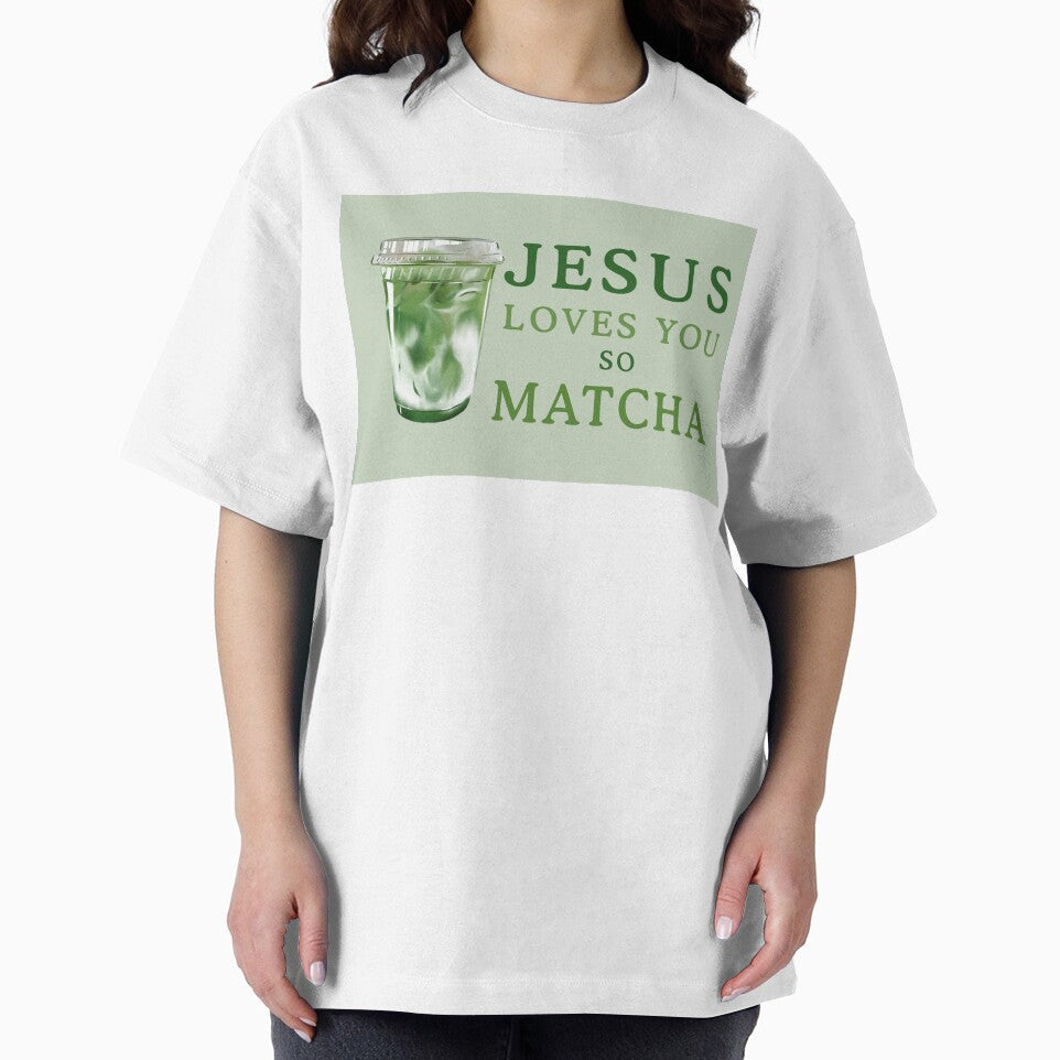 jesus loves you so matcha – Christian matcha sticker by felicity-lynn