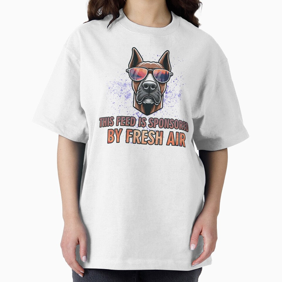 This Feed Is Sponsored by Fresh Air - Funny Hiking Dog Gift by GraphicComet