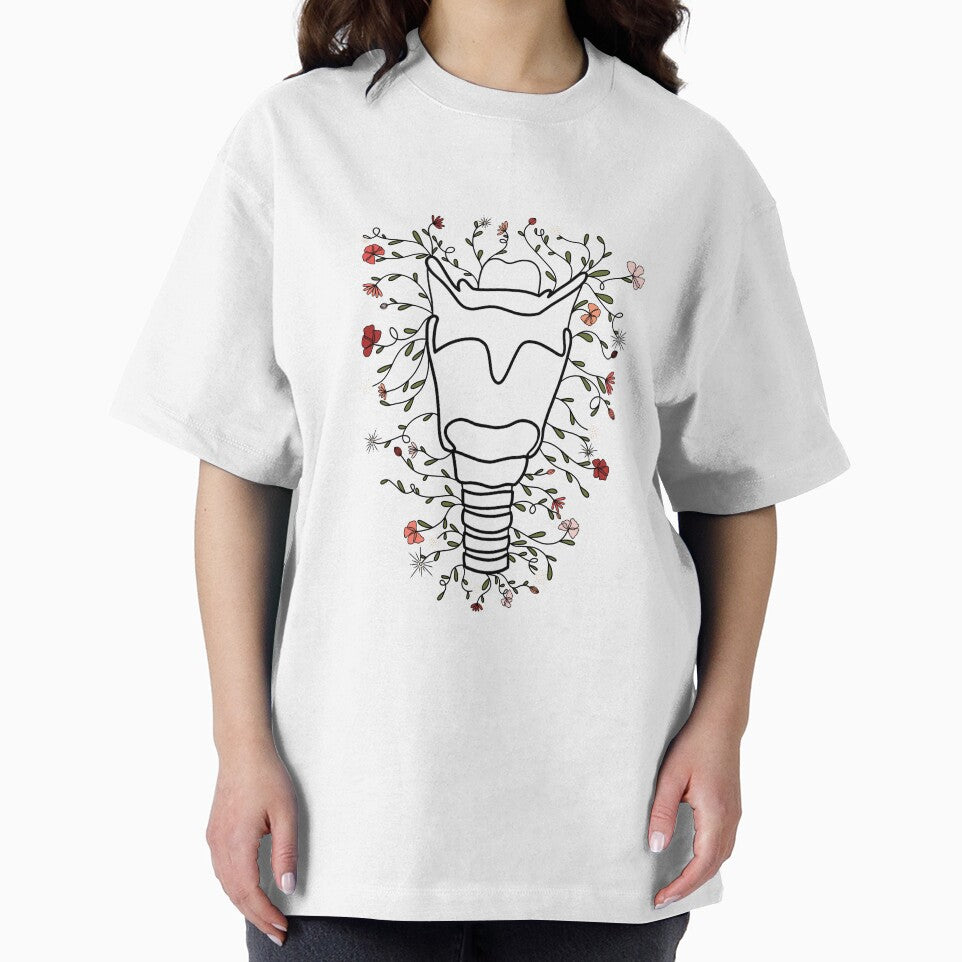 Larynx with Pink Flowers by Savannah's Grace