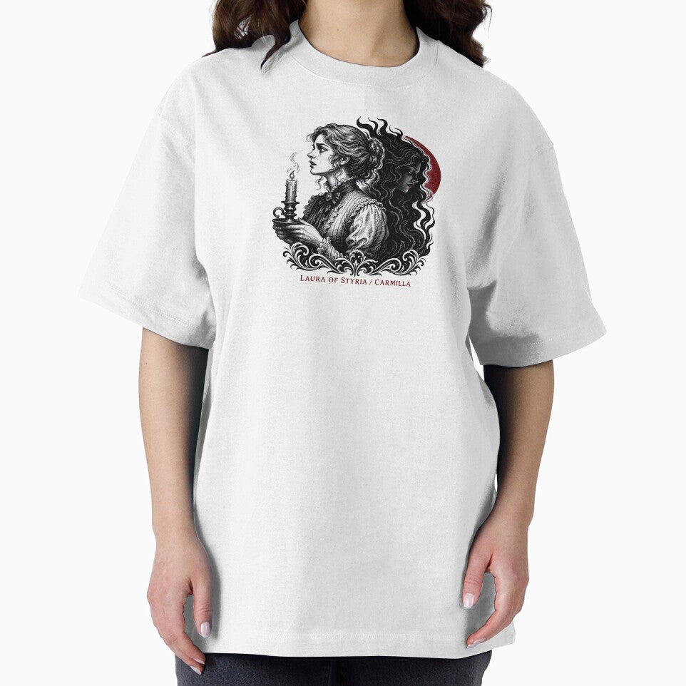 Laura of Styria and Carmilla Gothic Engraving Vampire Art by Fenay Designs