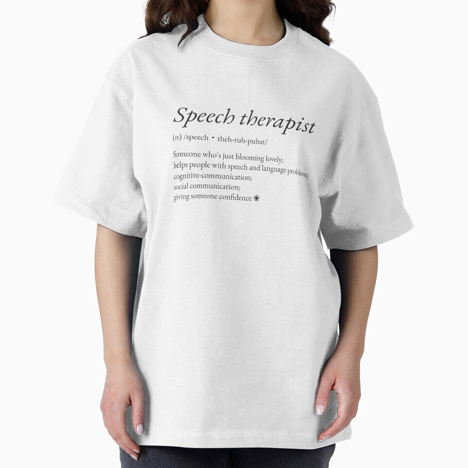 SLP - Speech therapist giving someone confidence by CreateCharMe