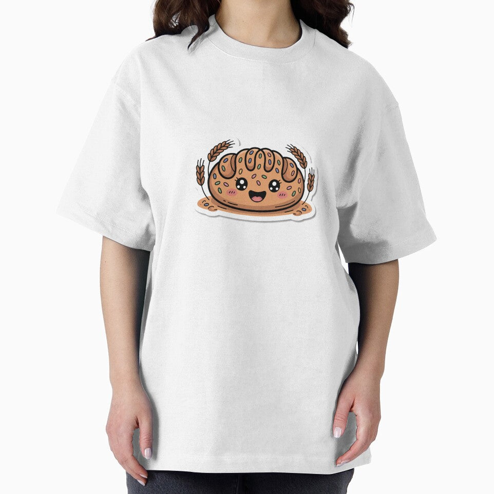 Sourdough Bread Smile Sticker - Cute Loaf Face Funny Baker Kawaii Art by AVACL0