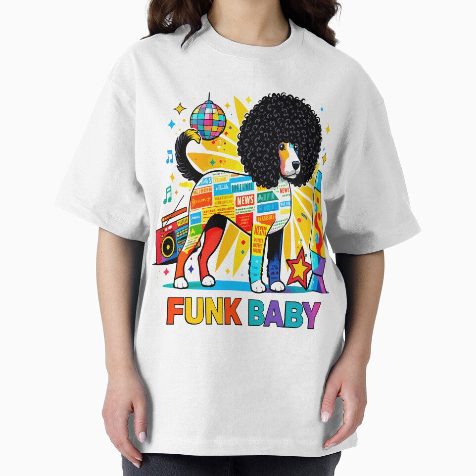 Funk Baby – Retro Disco Dog & Afro Vibes by zoliartdesign