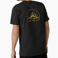 Into the Wild Gold Mountain Minimalist Adventure Design by Slow Vibes Designs