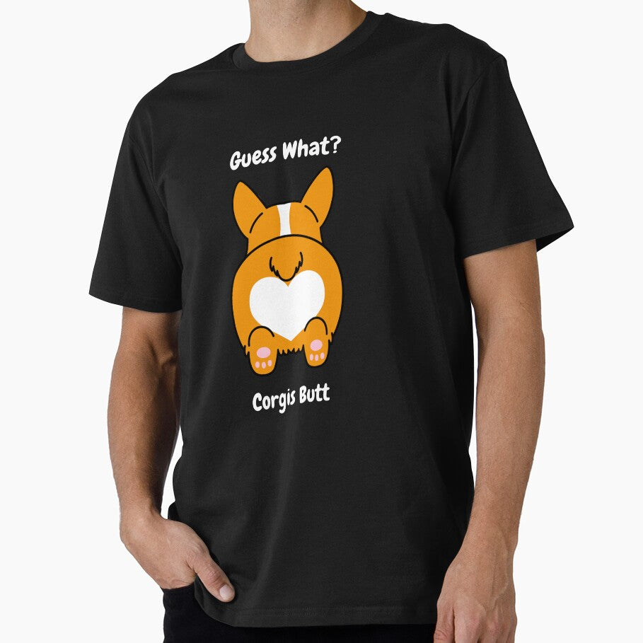 Guess What Corgi Butt, Corgi Lovers, Funny Corgi, Corgi Butt, Corgi Print by enjoytheshirt