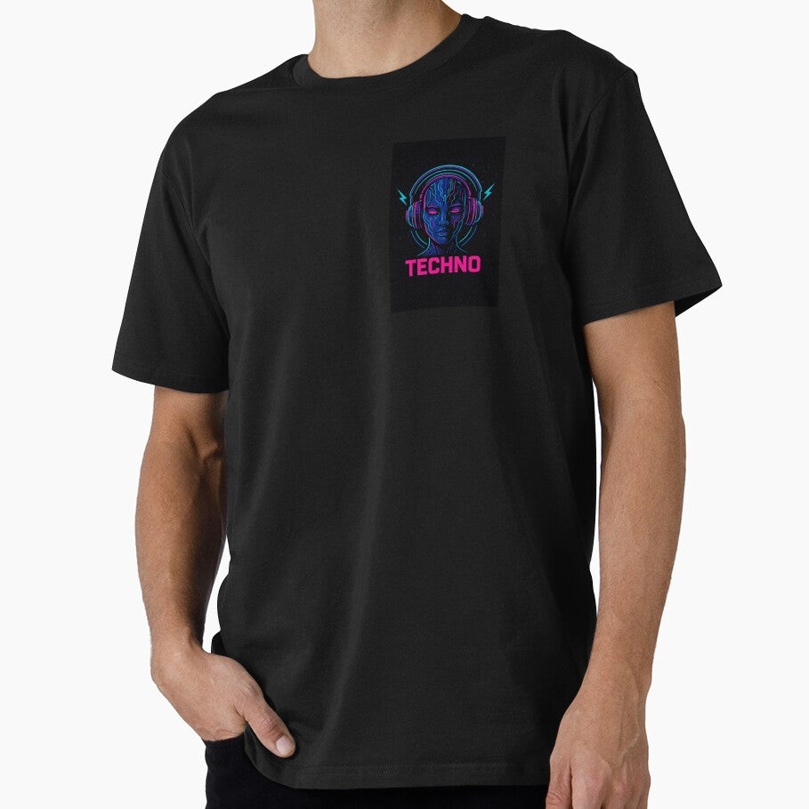 “Neon Techno Soul – Cyberpunk Rave Spirit” by DarkNight9