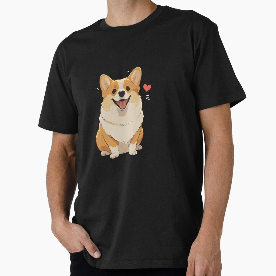 Cute corgi with a bright smile by PawPurfect