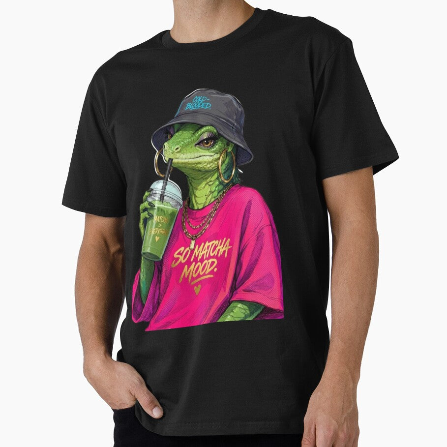 Matcha Baddie Reptile Streetwear Art by Mohtarma Designs