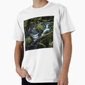 Enchanted Mossy Forest Stream Waterfall by Dorples