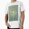 Copy of Never Without My Matcha — Aesthetic Matcha Latte Wall Art, Coquette Poster, Pastel Green Pink Bedroom Decor, Matcha Lover Gift by MoodsOfMine