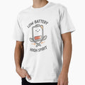 Low Battery, High Spirit – Cute Spoonie Disability Pride Design by The Long Pain
