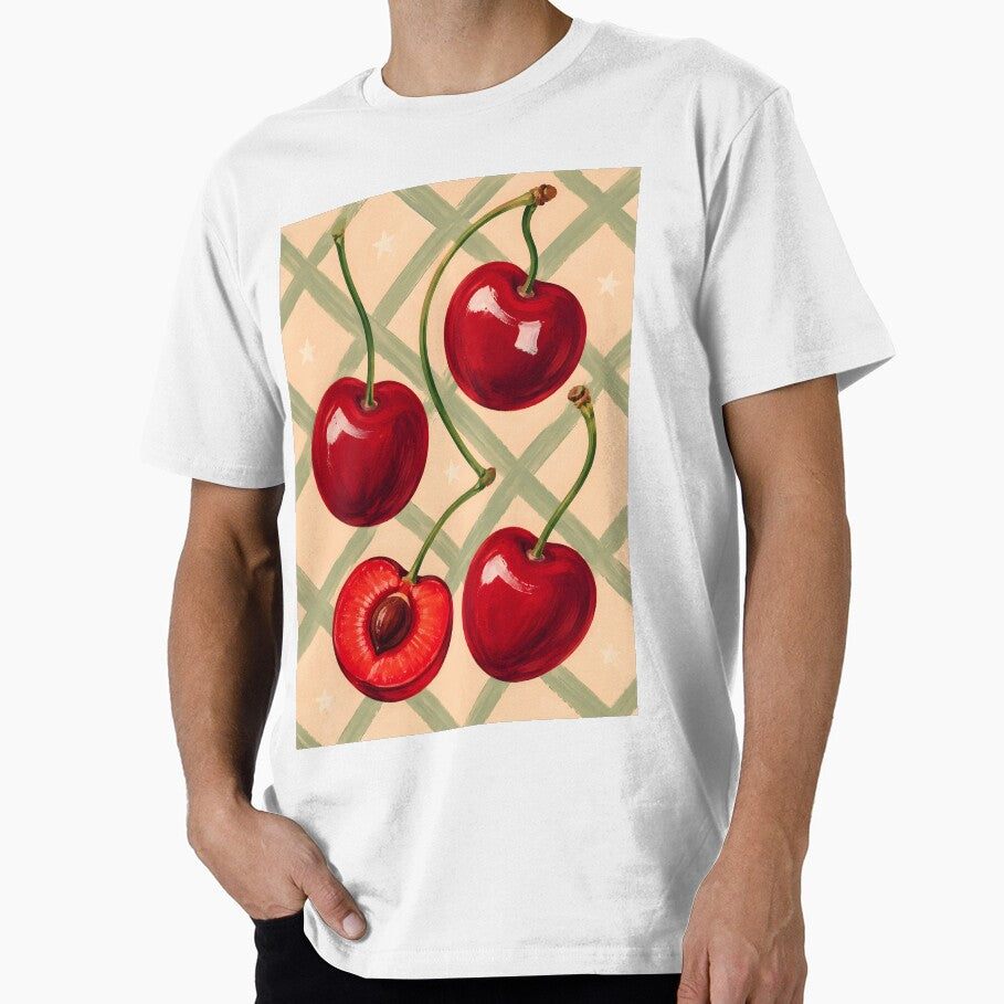 Retro Cherry Wall Art – Vintage Fruit Aesthetic Kitchen Decor by LoveNurseries