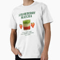 Strawberry Matcha Latte Aesthetic Drink Recipe Vintage Style by lucyjohnsn