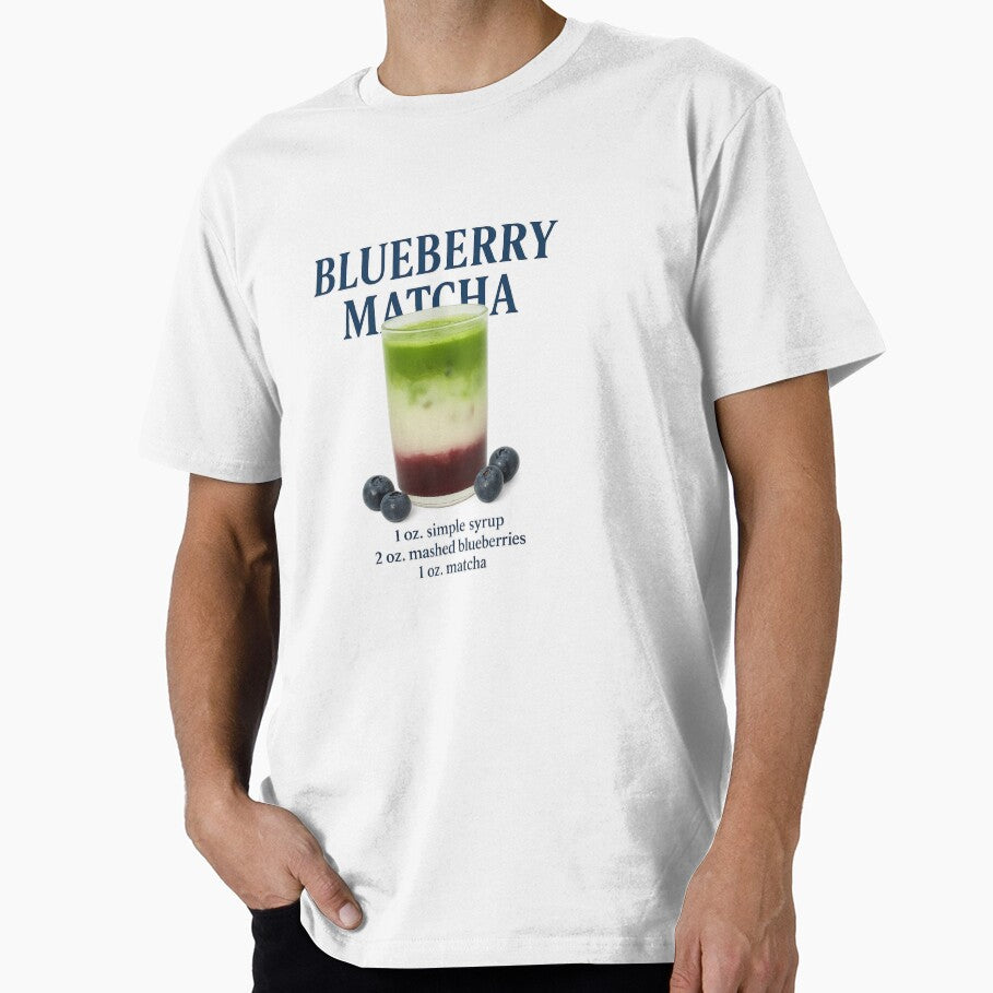 Blueberry Matcha Latte Recipe – Aesthetic Layered Drink Art by lucyjohnsn
