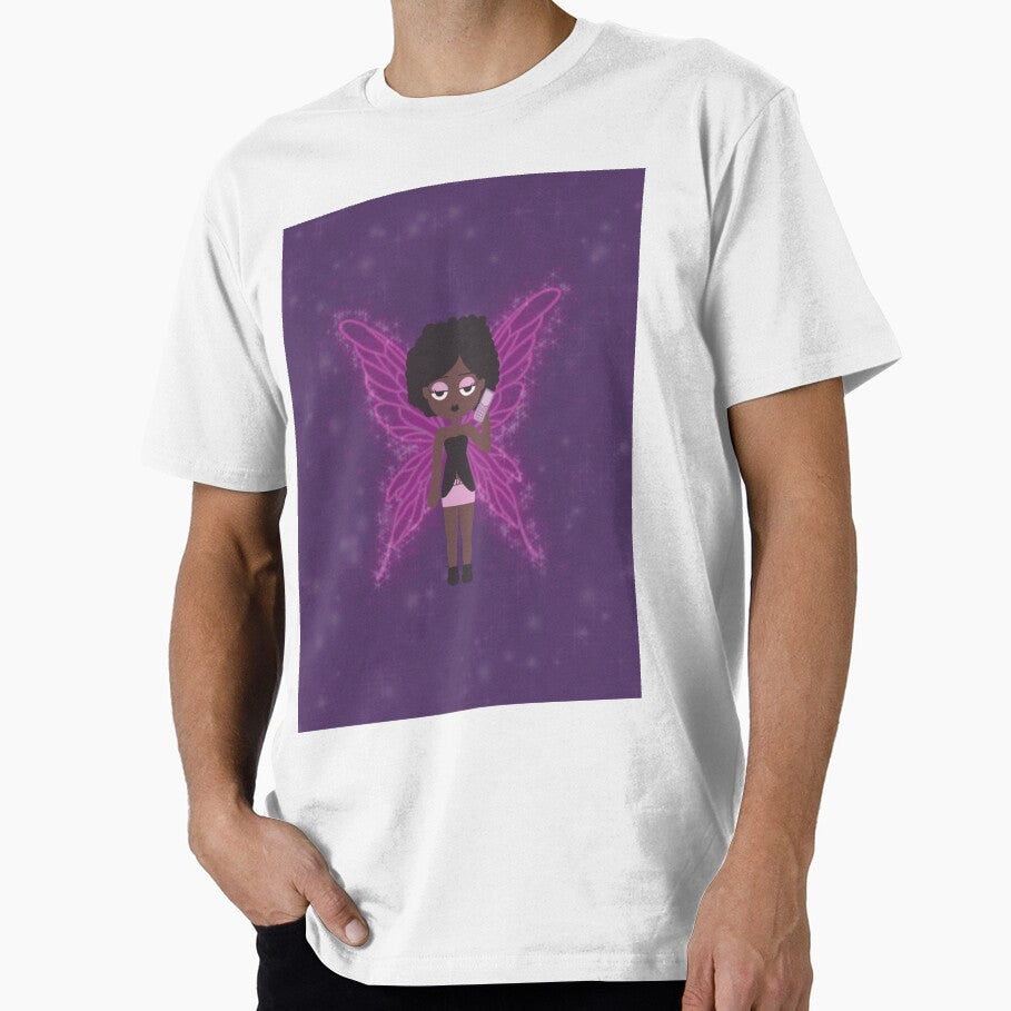 Y2k purple fairycore illustration by minniemood