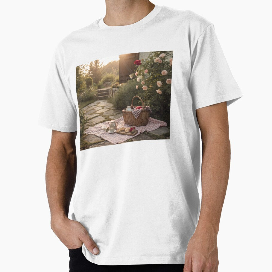 Cottage Garden Picnic by Bionson Art