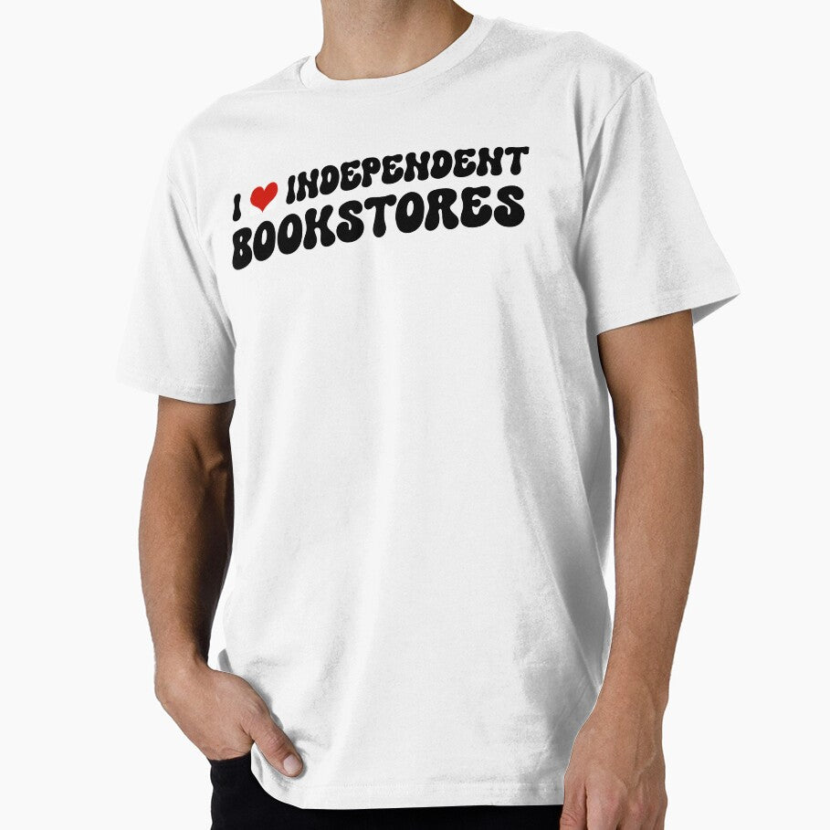 I love independent bookstores by Radical Buttons