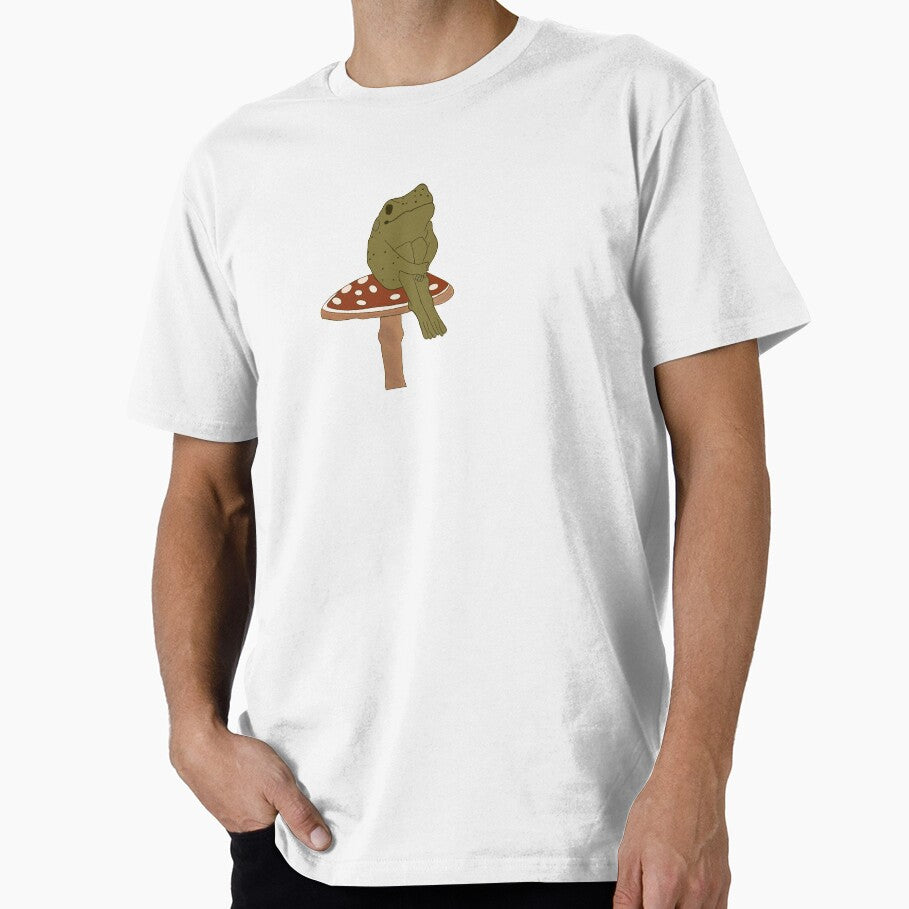 Frog on Mushroom by Sierra Beavers