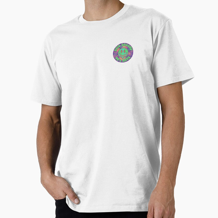 Acid Dreams 90s Rave - Retro Psychedelic Techno Smiley Face Art by TSE DESIGN